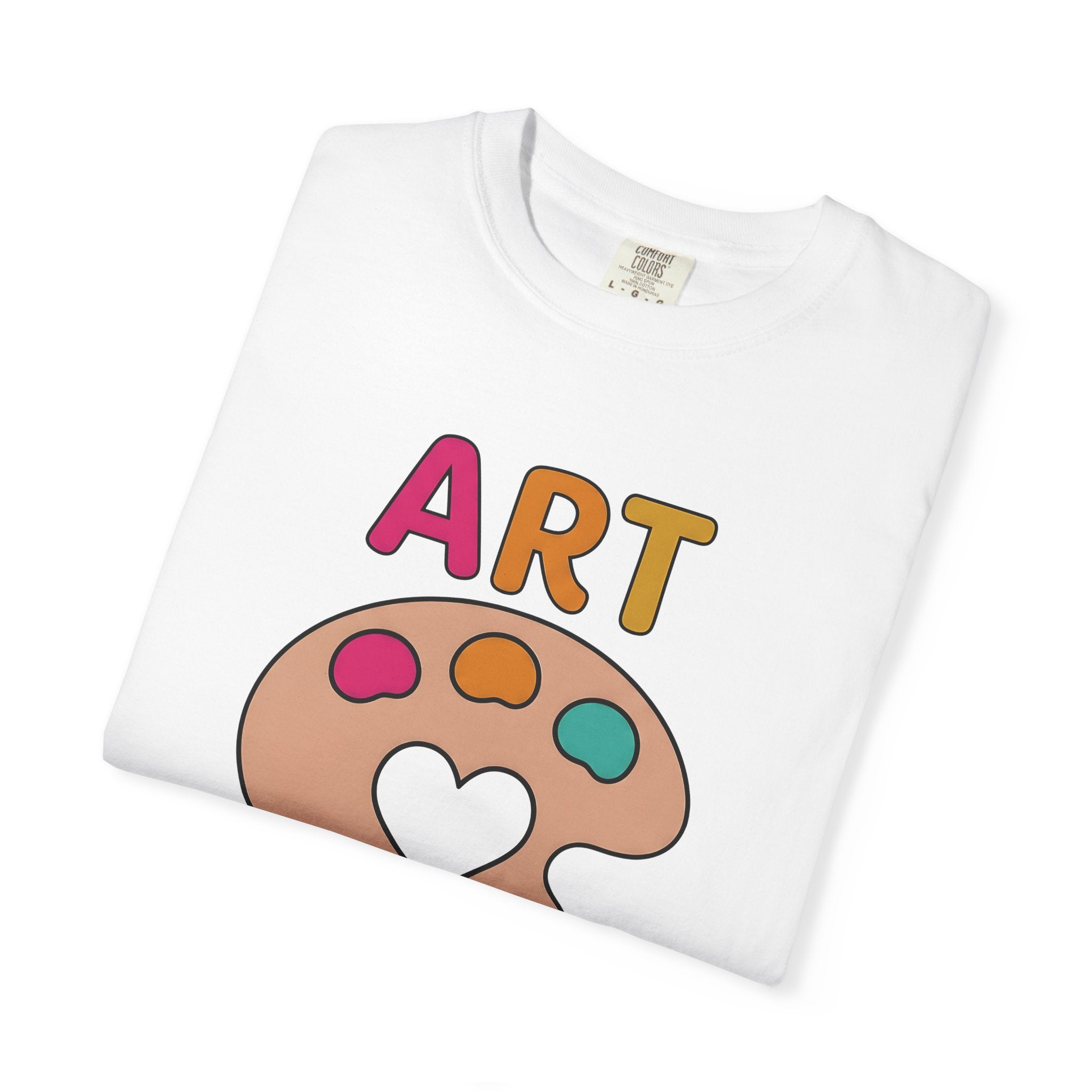 Color Wheel Shirt Teacher Design Gift Women Bold Tee Colour Circle T-Shirt Educator Enthusiast Vibrant Tshirt Visual Graphic Fresh Heart