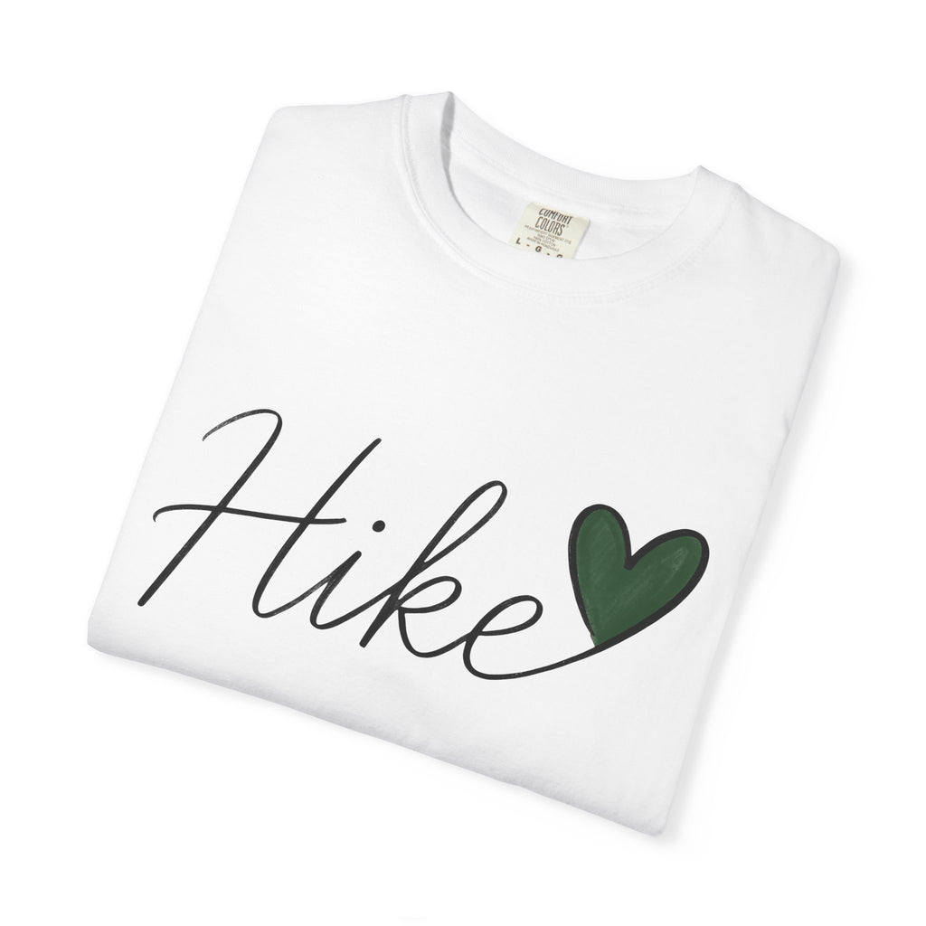 Love Lettering Shirt Hiking Camping Gift Women Simple Tee Calligraphy T-Shirt Trekker Enthusiast Minimalist Tshirt Camping Graphic Sleek