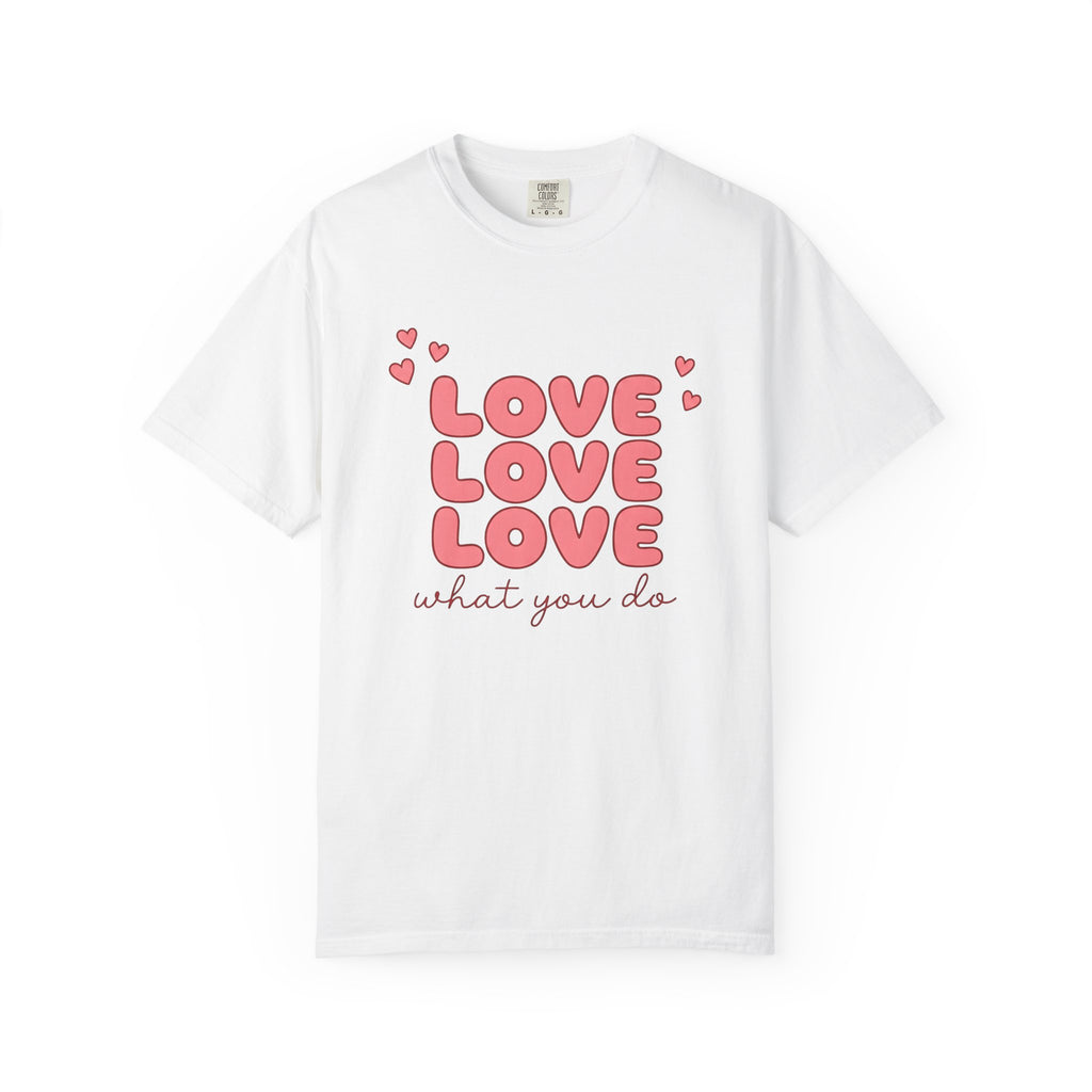 Pink Hearts Shirt Nurse Thanks Gift Women Whimsical Tee Heart T-Shirt Teacher Enthusiast Valentine Tshirt Appreciation Graphic Classic Piled