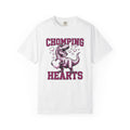 Dinosaur Love Shirt Valentine Prehistoric Gift Women Hand Drawn Tee Dinosaur T-Shirt Valentine Fan Illustrated Tshirt Jurassic Graphic