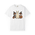 Autumn Animals Shirt Animals Harvest Gift Women Line Art Tee Fall Animals T-Shirt Wildlife Fan Minimalist Tshirt Autumn Harvest Graphic
