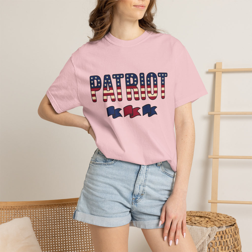 Patriotic Quote Shirt America Celebration Gift Women Strong Tee Saying T-Shirt American Enthusiast Bold Tshirt Party Graphic Retro Banner