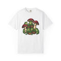 Frog Lucky Leaf Shirt St Patrick's Day Plants Gift Women Cartoon Tee Toad T-Shirt Luck Fan Comic Tshirt Floral Graphic Sketch Cap Mushroom