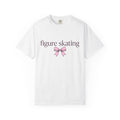 Rose Bow Shirt Figure Skating Competitor Gift Women Charming Tee Bow T-Shirt Skater Enthusiast Ribbon Tshirt Athlete Graphic Clean Sport