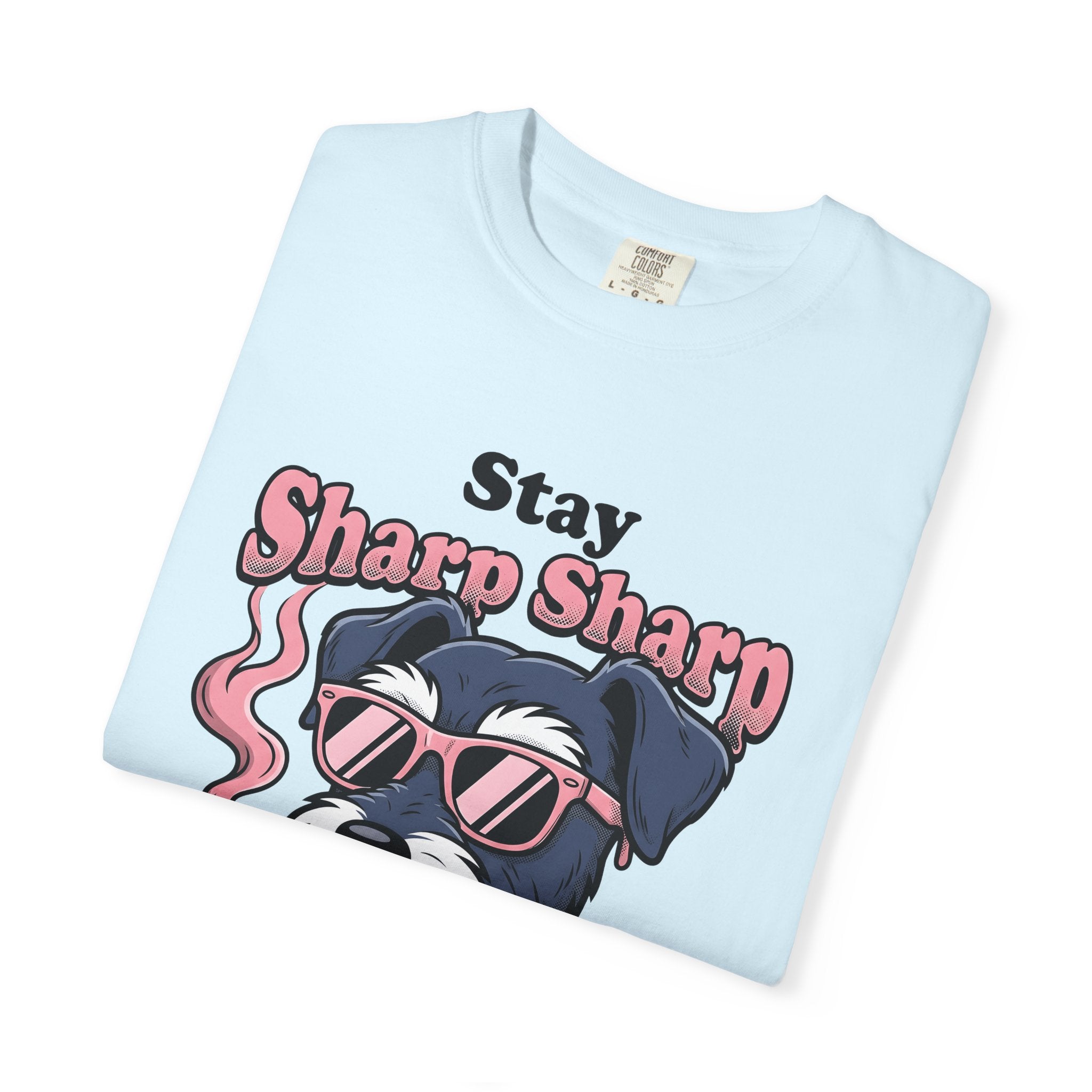 Schnauzer Shirt Dog Satire Gift Women Anime Tee Dog T-Shirt Dog Fan Manga Tshirt Parody Graphic Old School Glasses Tshirt