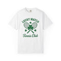 Irish Tennis Rackets Shirt St Patrick's Day Fitness Gift Women Minimalist Tee Tennis Racket T-Shirt St Patricks Fan Simple Tee Workout
