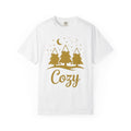 Fir Forest Shirt Christmas Cold Gift Women Basic Tee Pine T-Shirt Xmas Fan Winter Graphic Tshirt Sleek Lunar Tshirt