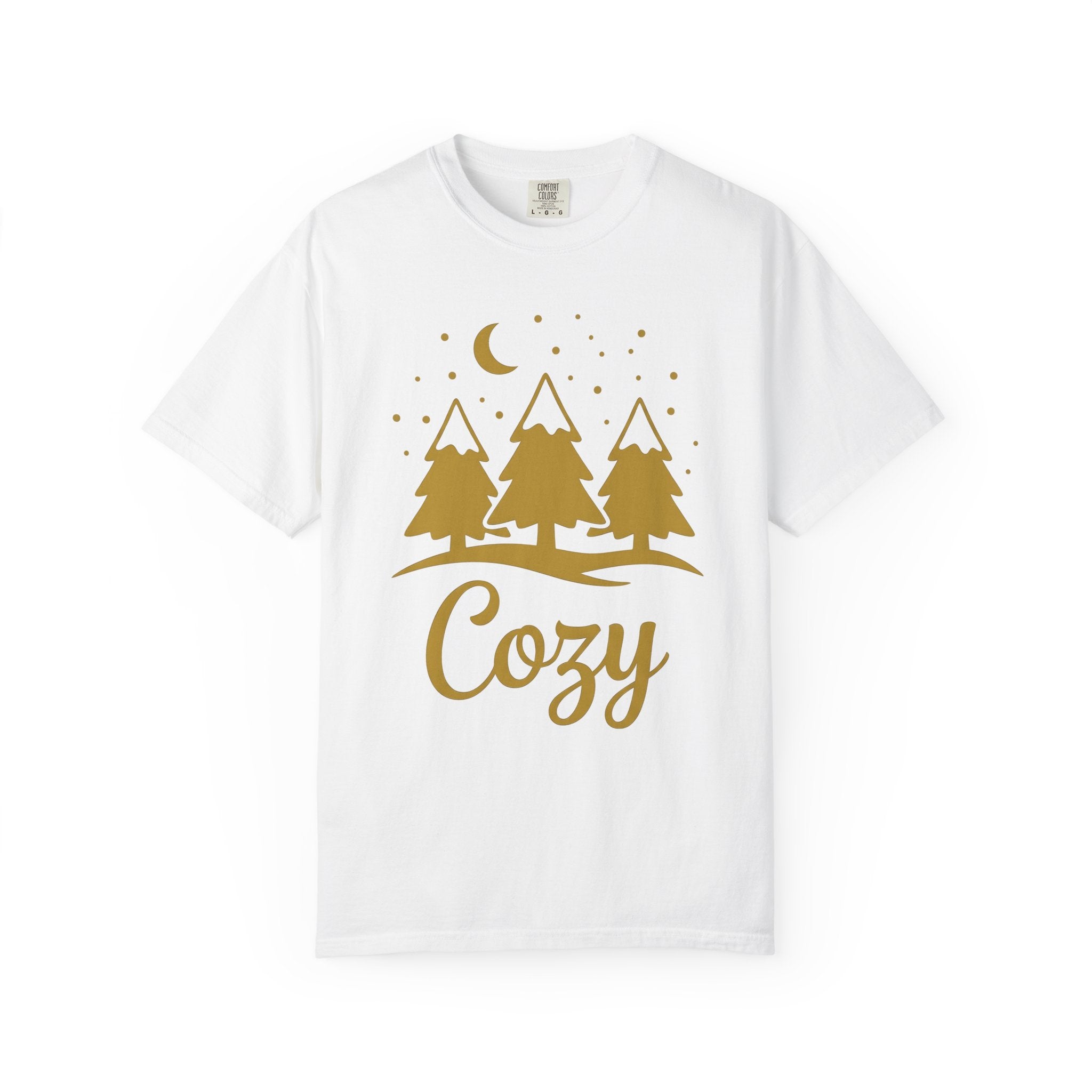 Fir Forest Shirt Christmas Cold Gift Women Basic Tee Pine T-Shirt Xmas Fan Winter Graphic Tshirt Sleek Lunar Tshirt