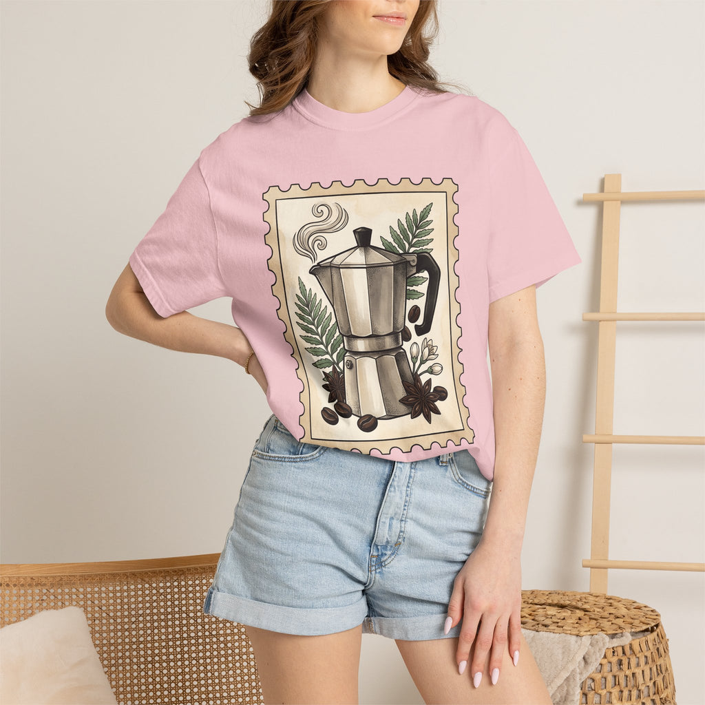 Coffee Brewer Shirt Coffee Cuisine Gift Women Sketch Tee Coffee Maker T-Shirt Coffee Fan Coffee Art Tshirt Food Graphic Garden Roasted