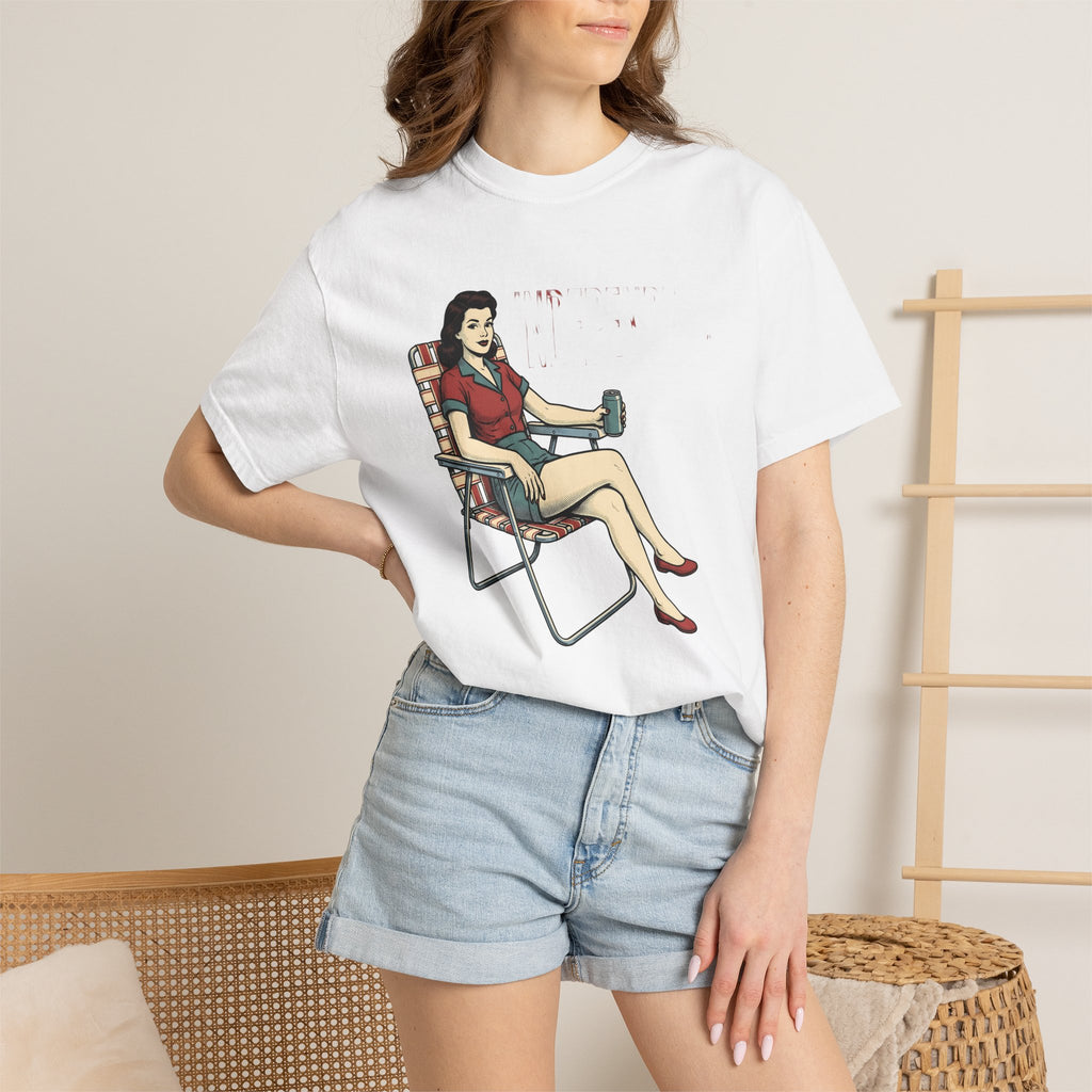 Pinup Woman Shirt 4th Of July Freedom Gift Women Throwback Tee Pinup Girl T-Shirt Independence Fan Retro Tshirt Liberty Graphic Illustrative