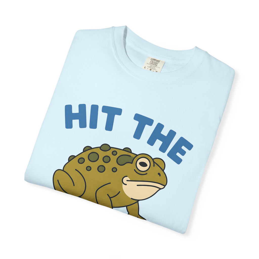Toad Drawing Shirt Frog Hiking Gift Women Animated Tee Frog T-Shirt Amphibian Enthusiast Cartoon Tshirt Trekking Graphic Classic Journey