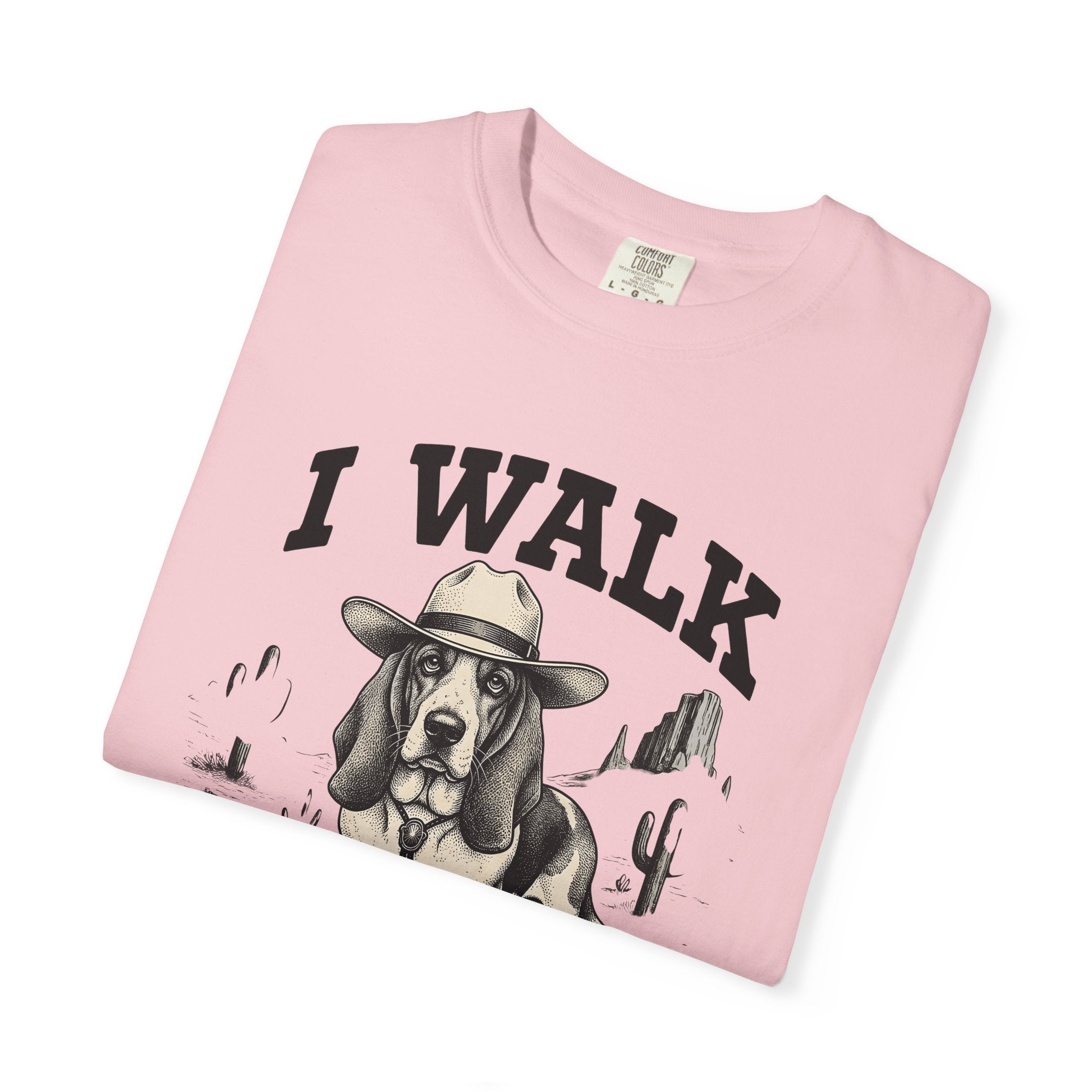 Basset Hound Cowboy Shirt Dog Cowboy Gift Women Retro Tee Hound Dog T-Shirt Dog Fan Vintage Tshirt Rodeo Graphic Sketch Cactus Tshirt