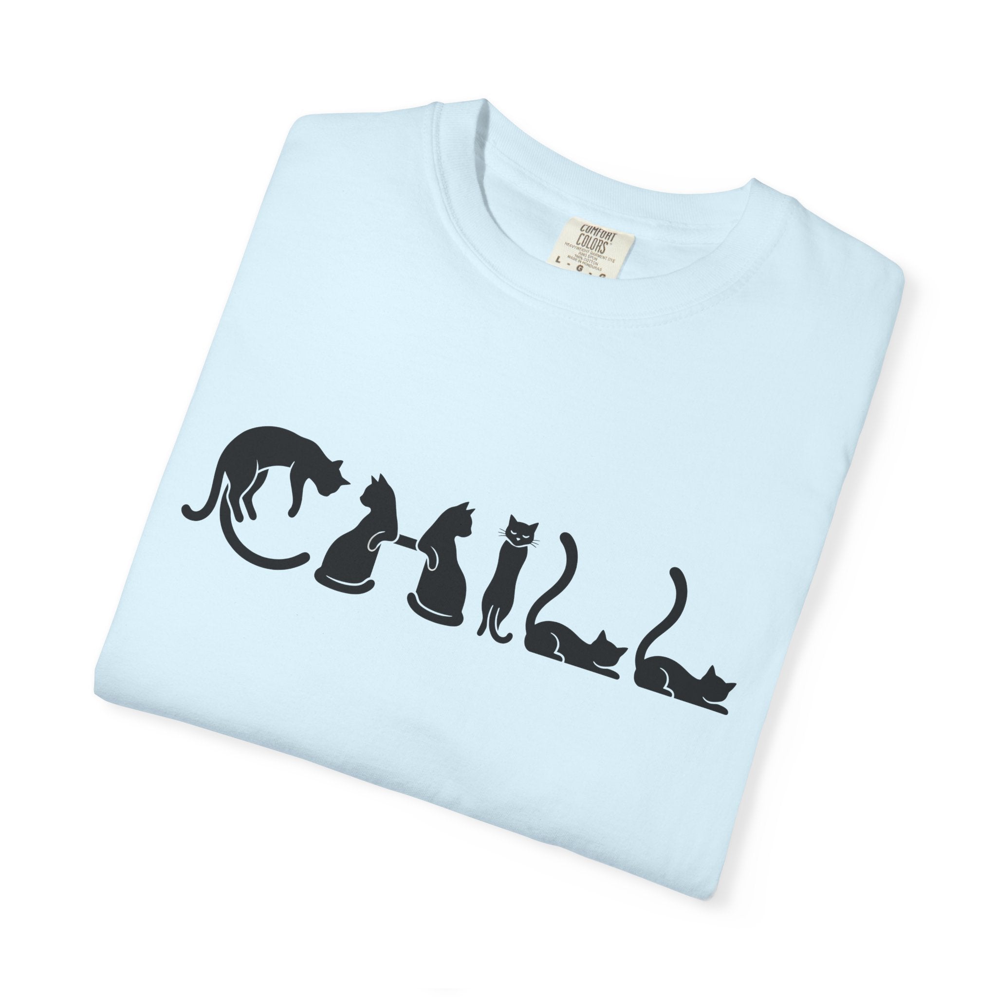 Black Feline Shirt Cat Wildlife Gift Women Basic Tee Cat T-Shirt Cat Fan Kitten Tshirt Wildlife Graphic Tshirt Current Outline Tshirt