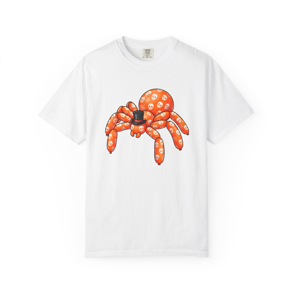 Balloon Spider Shirt Halloween Ghost Gift Women Line Art Tee Spiderweb T-Shirt Horror Fan Minimalist Tshirt Specter Graphic Mascot Dress Hat