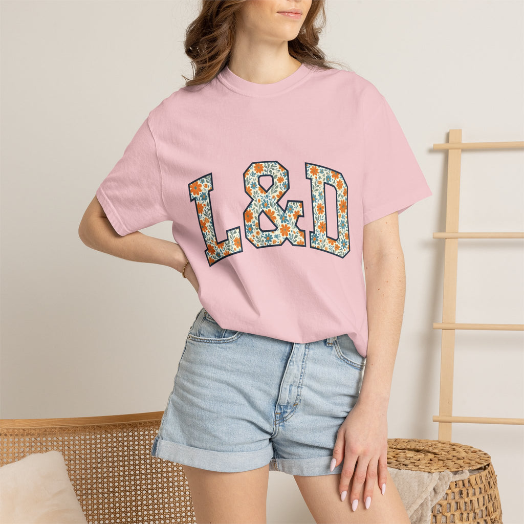 Flower Varsity Letters Shirt Nurses Blossoms Gift Women Hippie Tee Letterman T-Shirt Nurse Enthusiast Bohemian Tshirt Floral Graphic Vintage