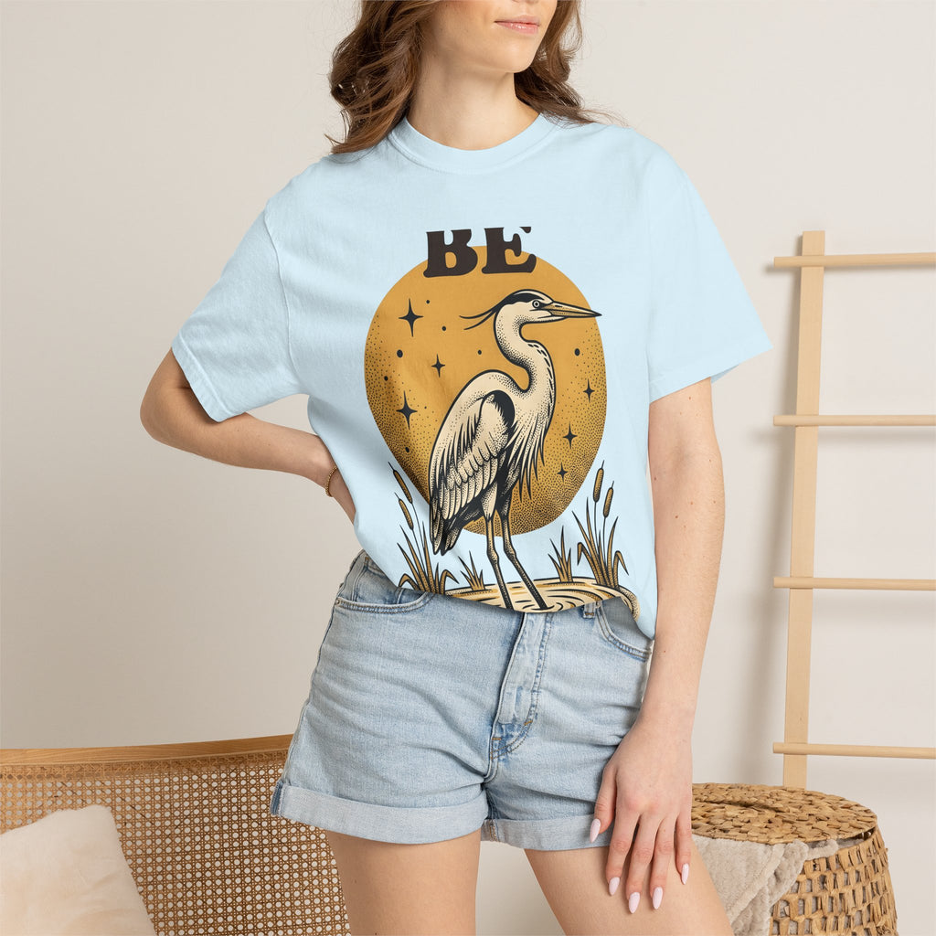 Stork Bird Shirt Nature Creatures Gift Women Heritage Tee Crane T-Shirt Wildlife Fan Heritaget Tshirt Animal Graphic Vintage-Inspired Night