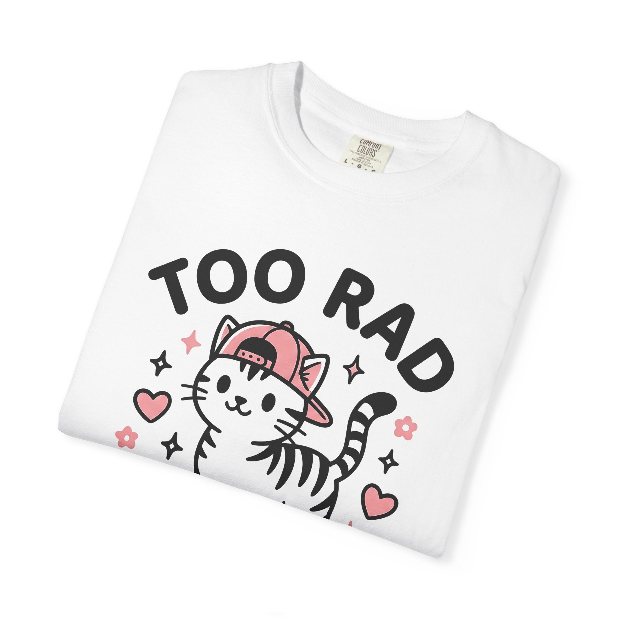 Cat Skateboard Shirt Cat Joke Gift Women Cute Tee Kitten T-Shirt Feline Fan Kitty Tshirt Humor Graphic Comic Heart Tshirt
