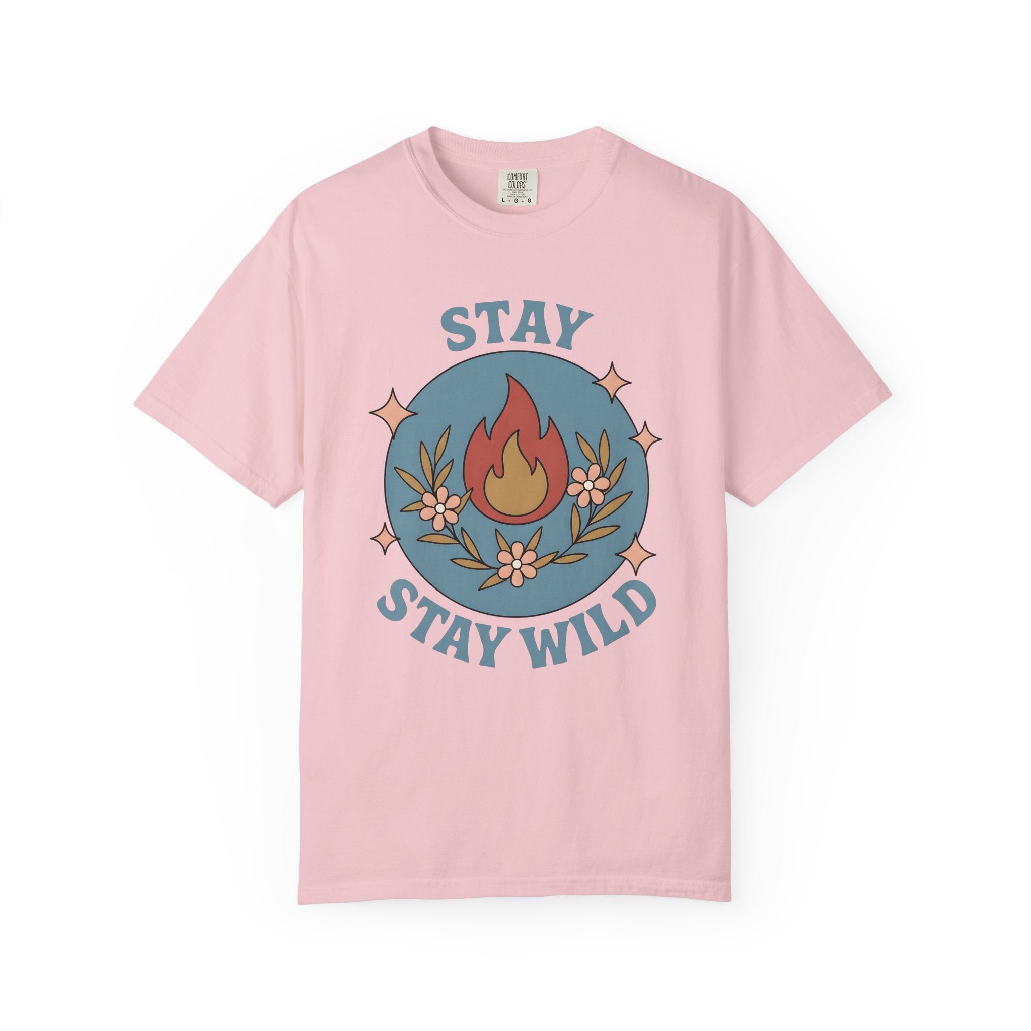 Campfire Blooms Shirt Cottagecore Travel Gift Women Rustic Tee Wildflowers T-Shirt Homesteader Fan Country Tshirt Adventure Graphic Vintage