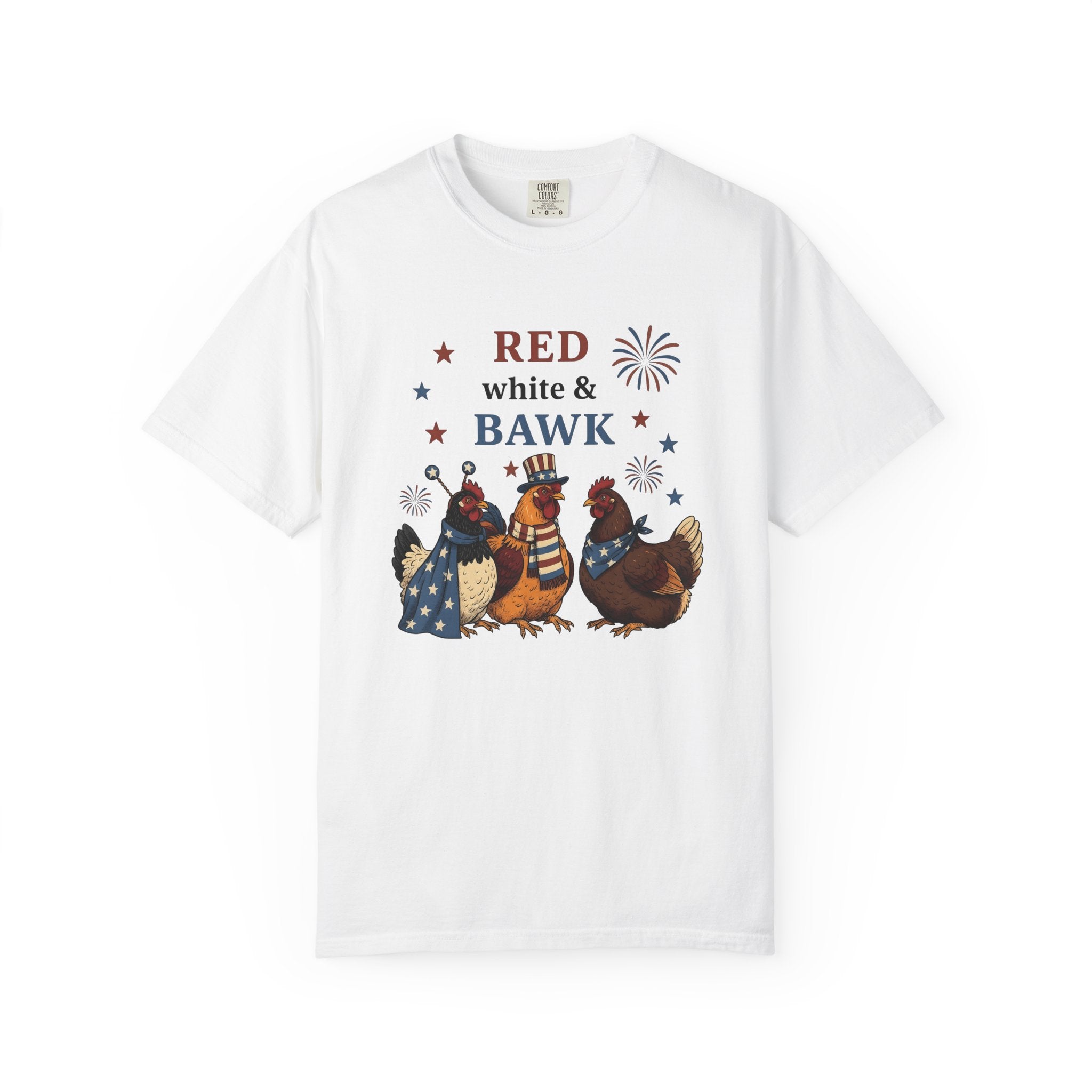 Freedom Chickens Shirt 4th Of July Homestead Gift Women Animated Tee Backyard Chickens T-Shirt Independence Day Fan Cartoon Tshirt Farmhouse
