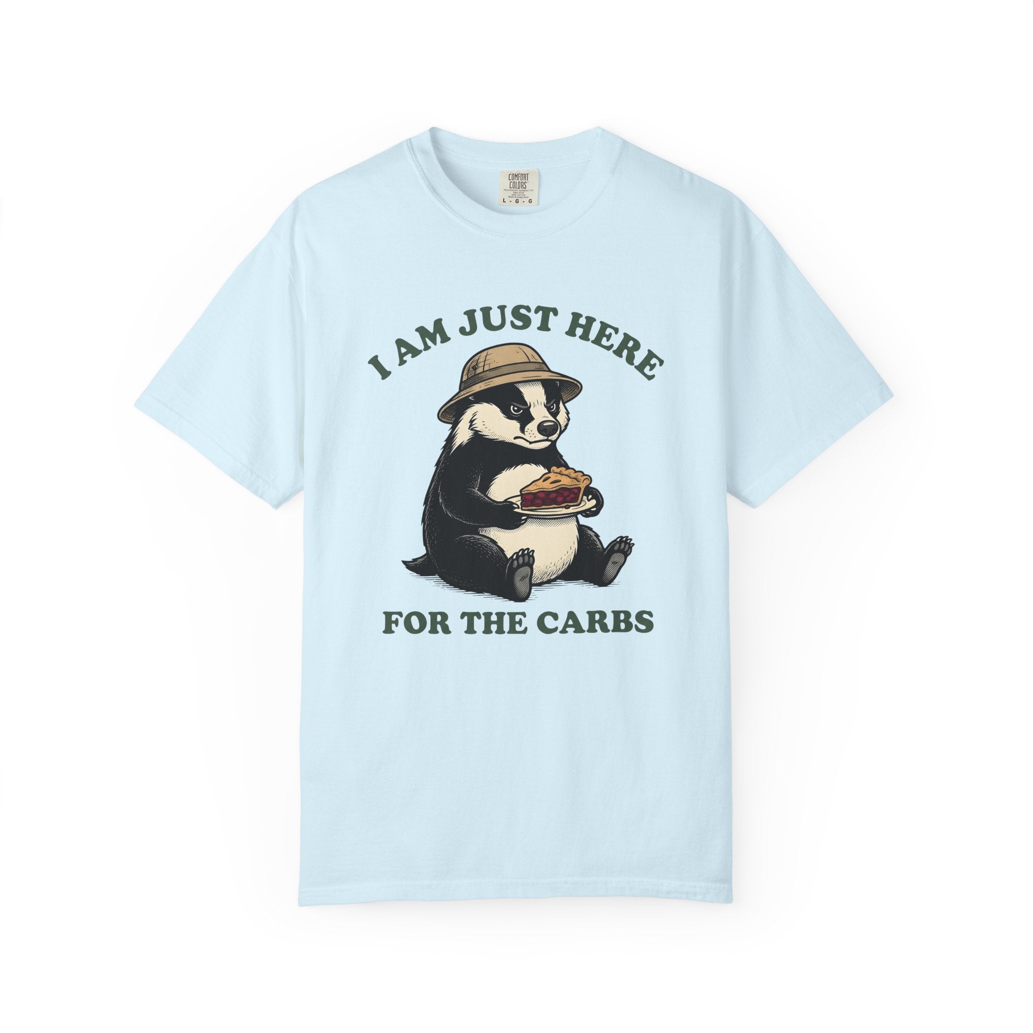 Badger Cake Shirt Desserts Critters Gift Women Heritage Tee Cake T-Shirt Pastry Fan Vintage Tshirt Animal Graphic Outline Pith Helmet Tshirt