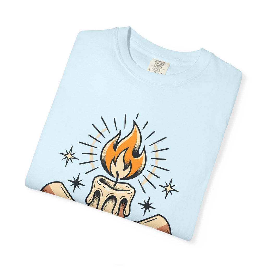 Wax Fingers Shirt Boho Chic Energy Gift Women Classic Tattoo Tee Finger T-Shirt Bohemian Fan Tattooed Tshirt Vibrations Graphic Line Art