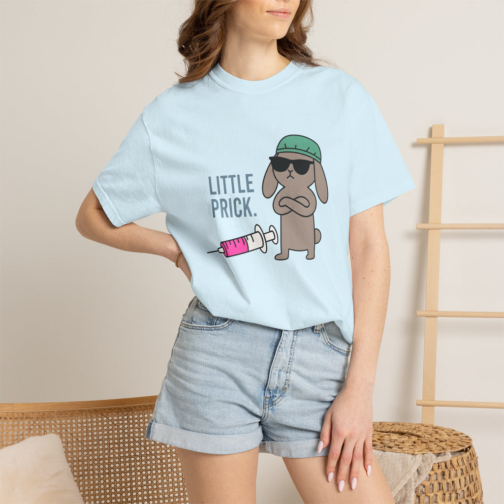 Bunny Syringe Shirt Nurses Animal Gift Women Cartoon Tee Syringe T-Shirt Nurse Enthusiast Toon Tshirt Creature Graphic Minimalist Sunglasses