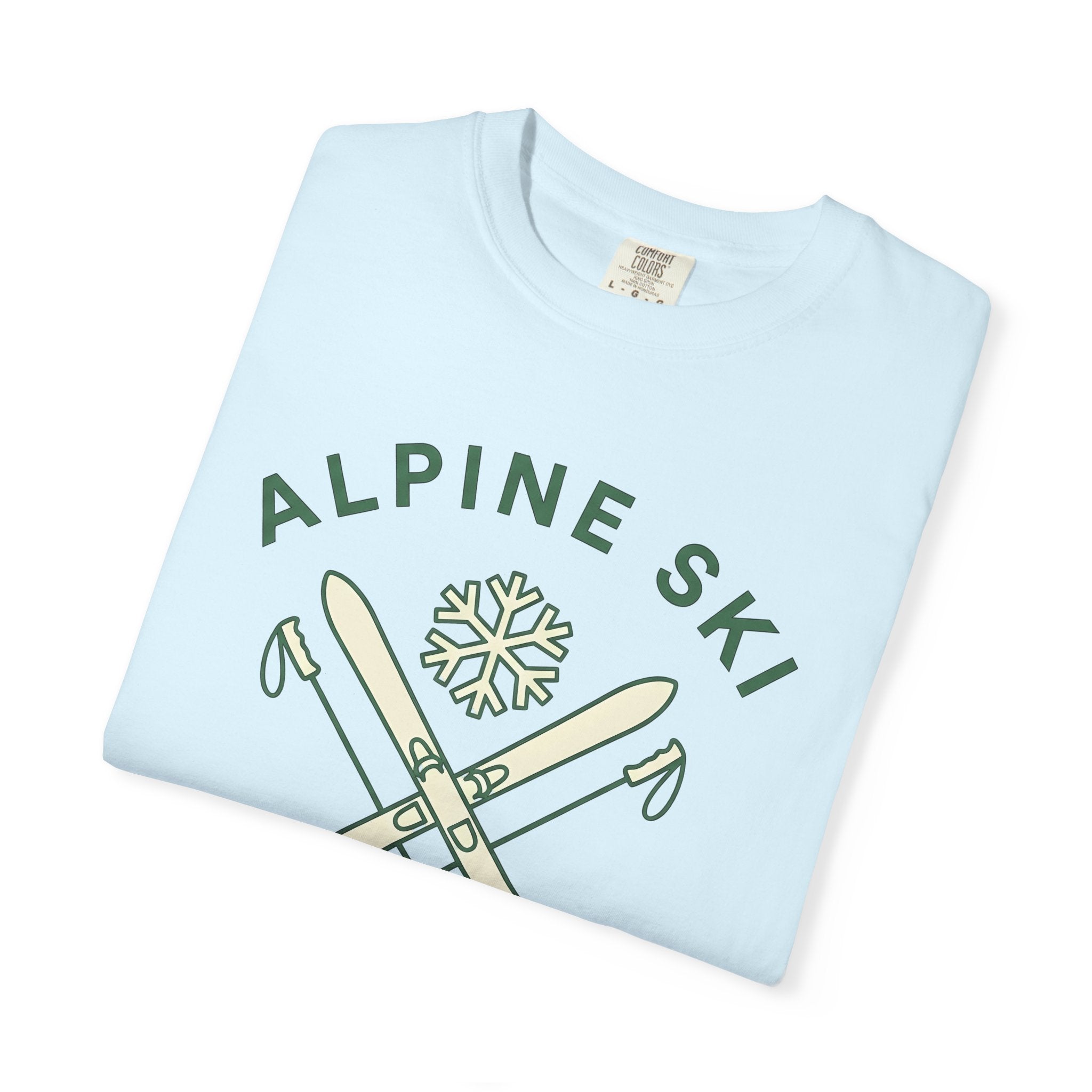 Ski Equipment Shirt Skiing Winter Gift Women Minimalist Tee Ski Gear T-Shirt Snowboarder Enthusiast Simple Tshirt Cold Weather Graphic