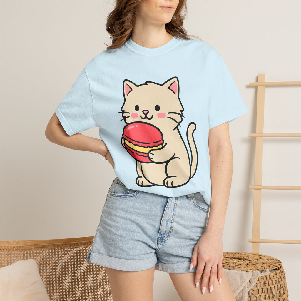 Cat Confection Shirt Cat Snacks Gift Women Sweet Tee Pastry T-Shirt Cat Fan Cute Tshirt Treat Graphic Graphic Dessert Cookie Tshirt