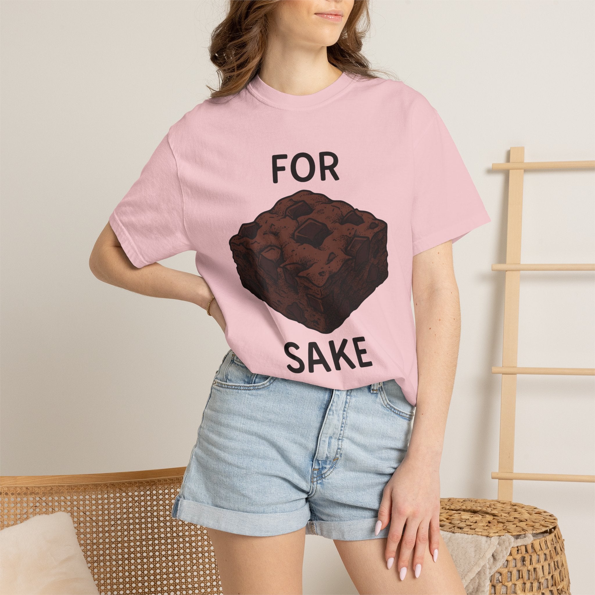 Chocolate Brownie Shirt Desserts Baking Gift Women Hand Drawn Tee Brownie T-Shirt Sweets Fan Fudge Tshirt Pastry Graphic Vintage Humor