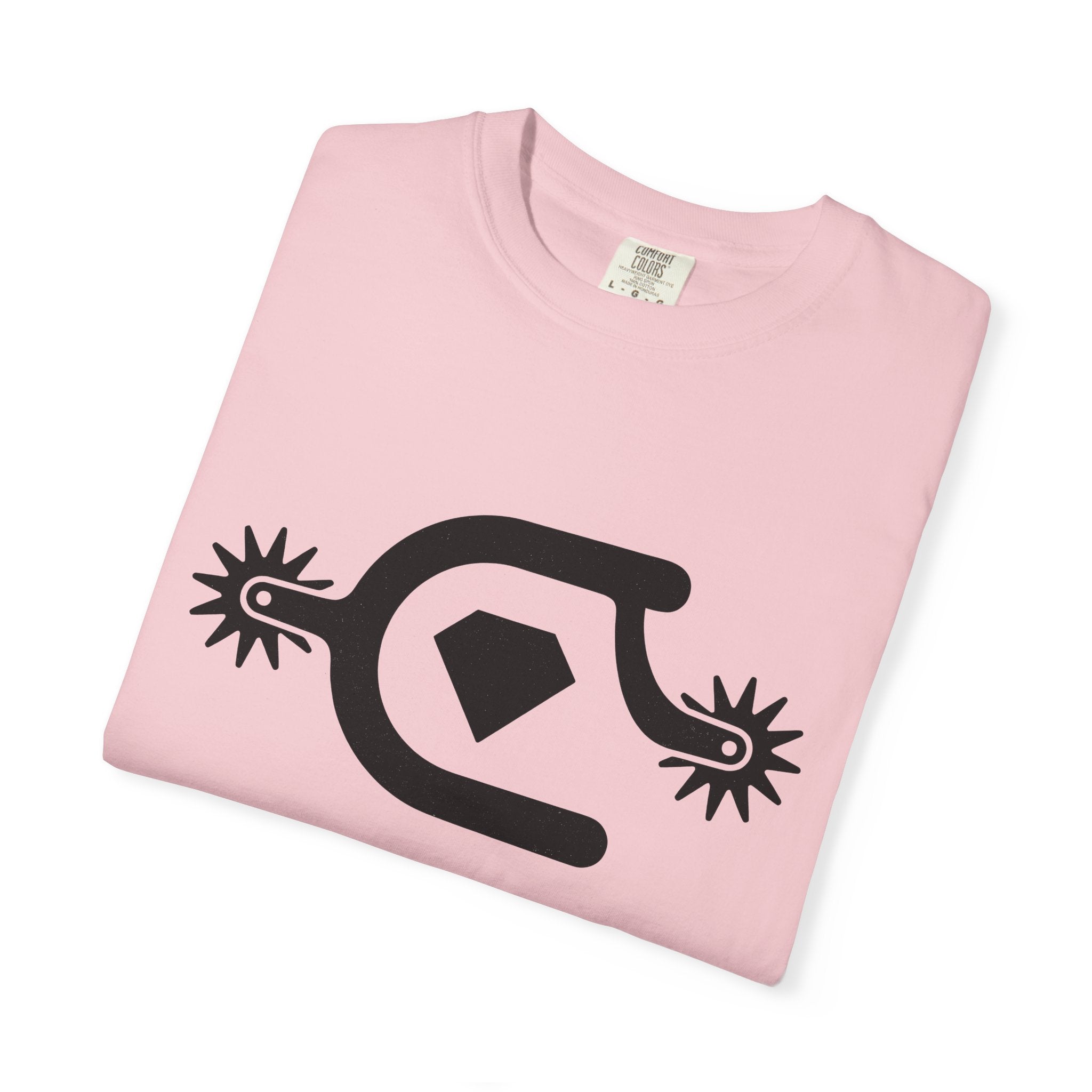 Cowboy Spurs Shirt Cowgirl Cowboy Gift Women Line Art Tee Riding Gear T-Shirt Rodeo Fan Minimalist Tshirt Cowboy Graphic Classic Geometric