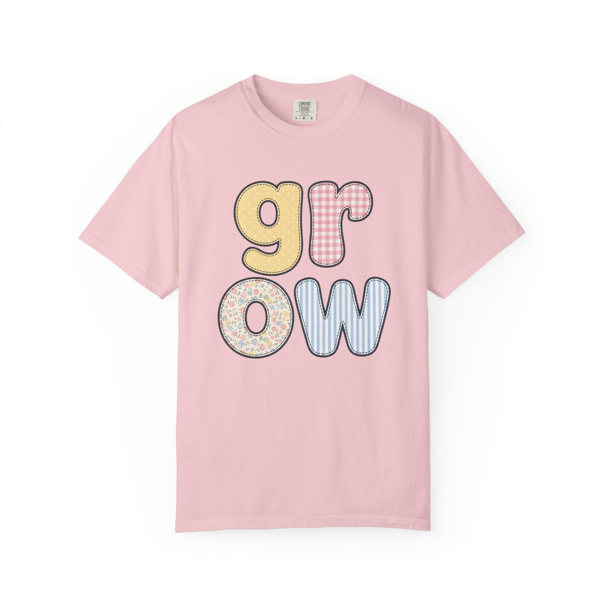 Stitched Letters Shirt Teachers Learning Unisex Gift Sweet Tee Lettering T-Shirt