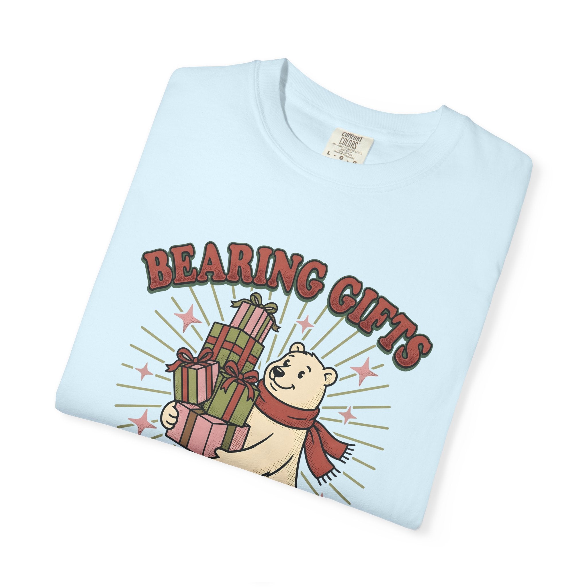 Polar Bear Shirt Christmas Holiday Gift Women Cartoon Tee Ursa T-Shirt Xmas Fan Comic Tshirt Festive Graphic Vintage Presents Tshirt