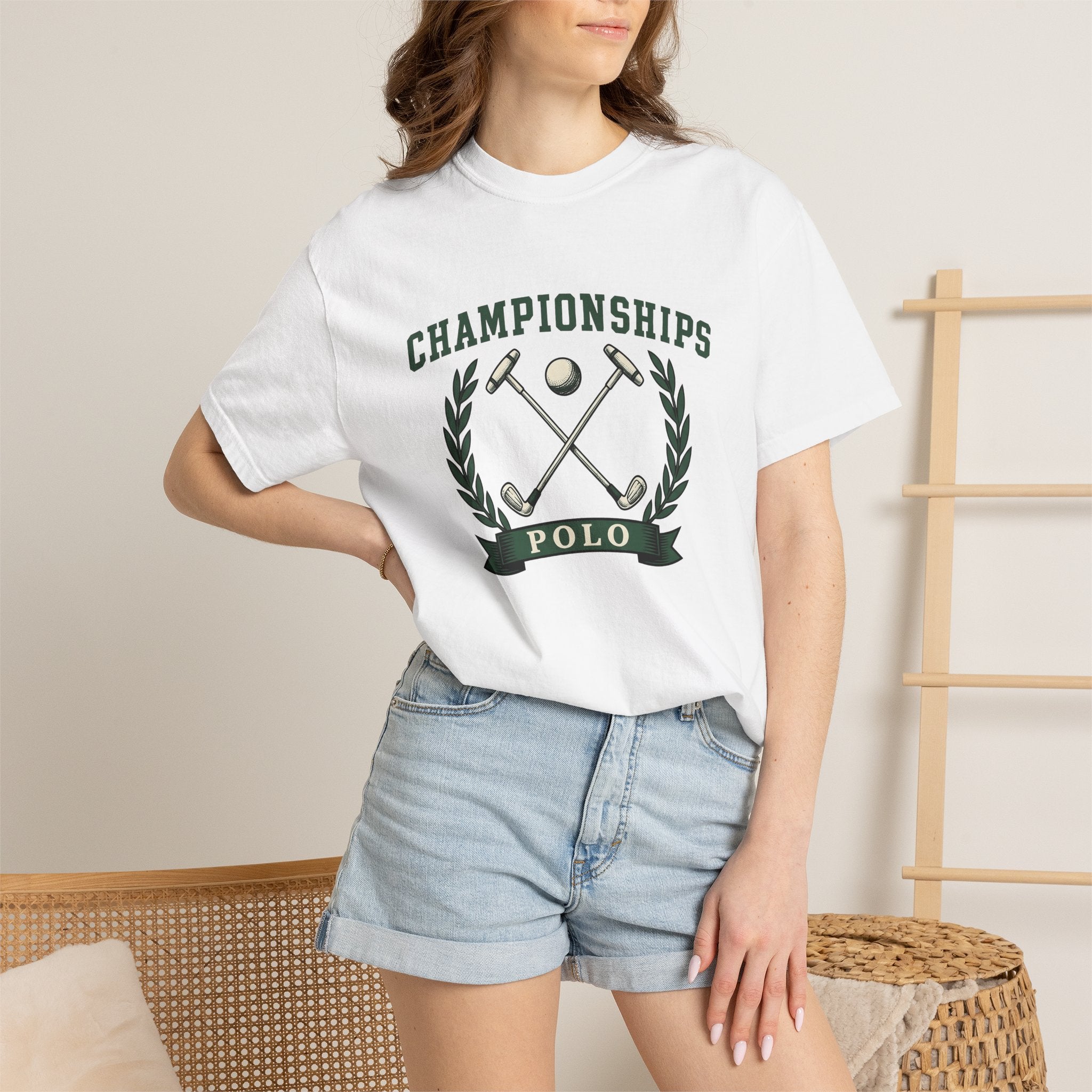 Polo Mallets Shirt Polo Competition Gift Women Rustic Tee Mallet T-Shirt Polo Player Enthusiast Vintage Tshirt Tournament Graphic Line Art