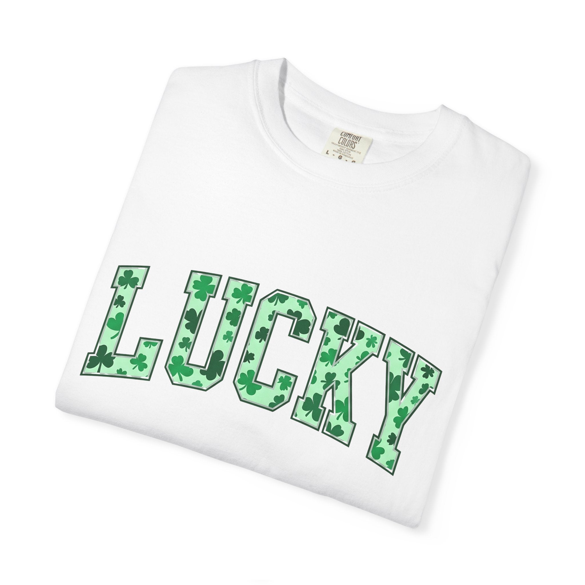 Shamrock Design Shirt St Patrick's Day Celebration Gift Women Vivid Tee Shamrock T-Shirt St Patricks Fan Colorful Tshirt Party Graphic