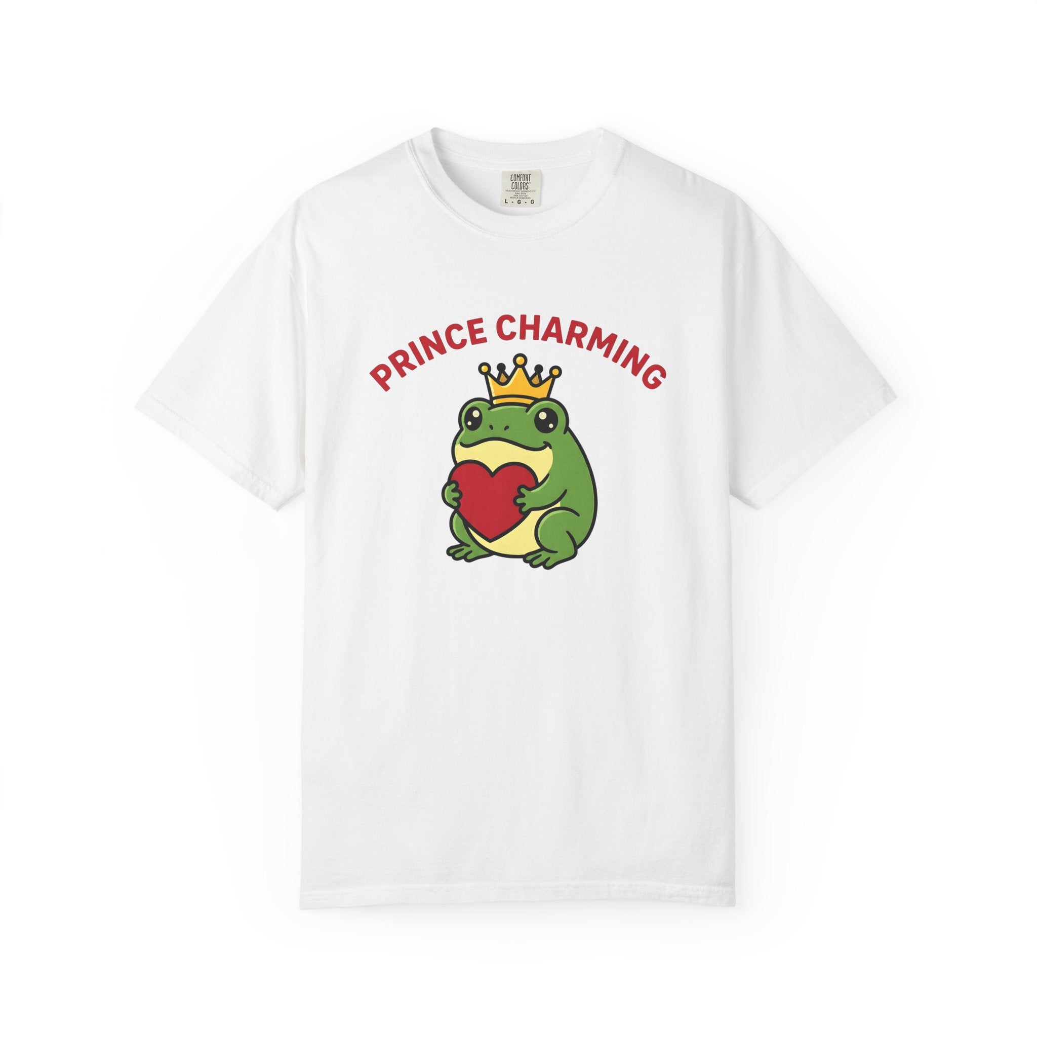 Frog Crown Shirt St. Valentine's Day Creature Gift Women Kawaii Tee Toad T-Shirt Valentine Fan Cute Tshirt Animal Graphic Animated Heart