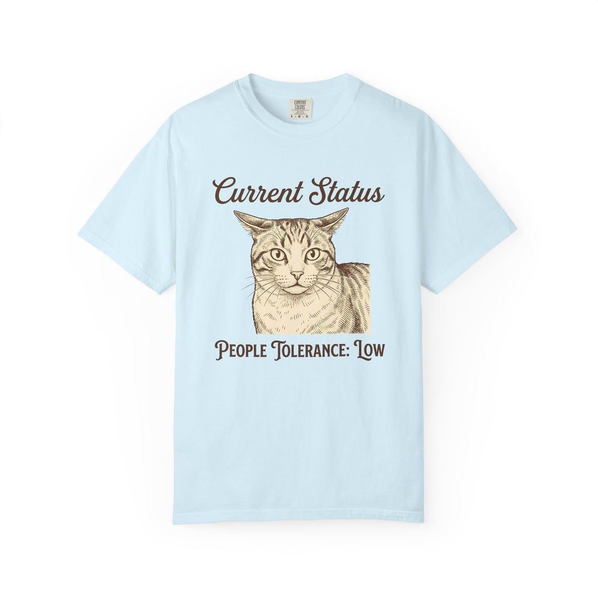 Tabby Cat Shirt Cat Animal Gift Women Vintage Tee Kitty T-Shirt Cat Fan Feline Tshirt Retro Illustration Hand Drawn Humor Tshirt