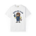 Lion Figure Shirt Moms Workout Gift Women Animated Tee Lion T-Shirt Mother Enthusiast Cartoon Tshirt Fitness Graphic Classic Sun Glasses