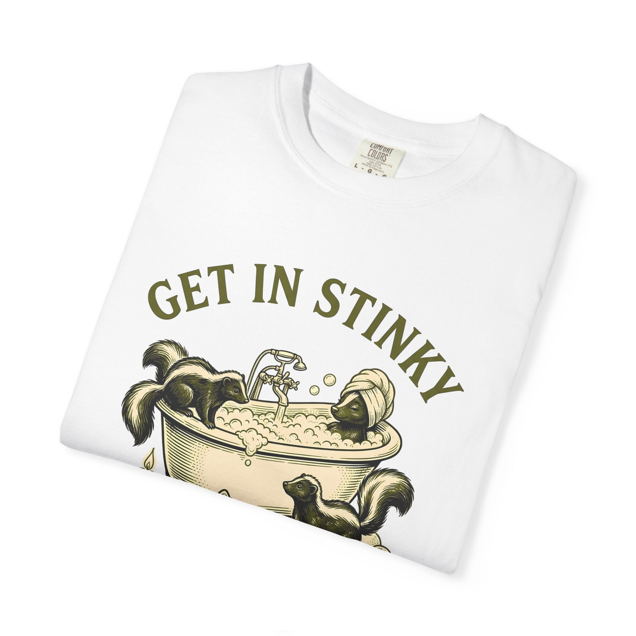 Skunk Cleanse Shirt Self Care Fauna Gift Women Classic Tee Detox T-Shirt Wellness Enthusiast Vintage Tshirt Wildlife Graphic Line Art
