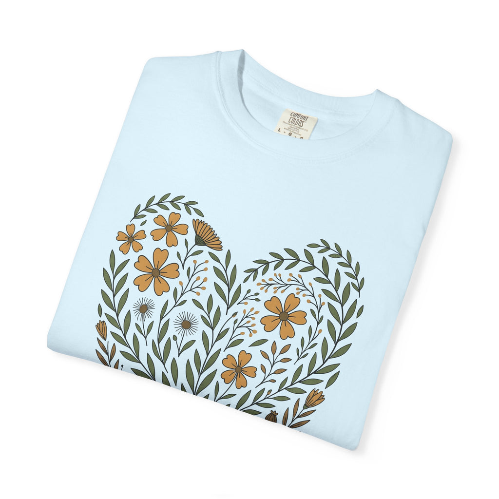 Flower Rabbit Shirt Easter Garden Gift Women Vintage Tee Bunny T-Shirt Spring Fan Retro Tshirt Yard Graphic Tribal Meadow Flowers Tshirt