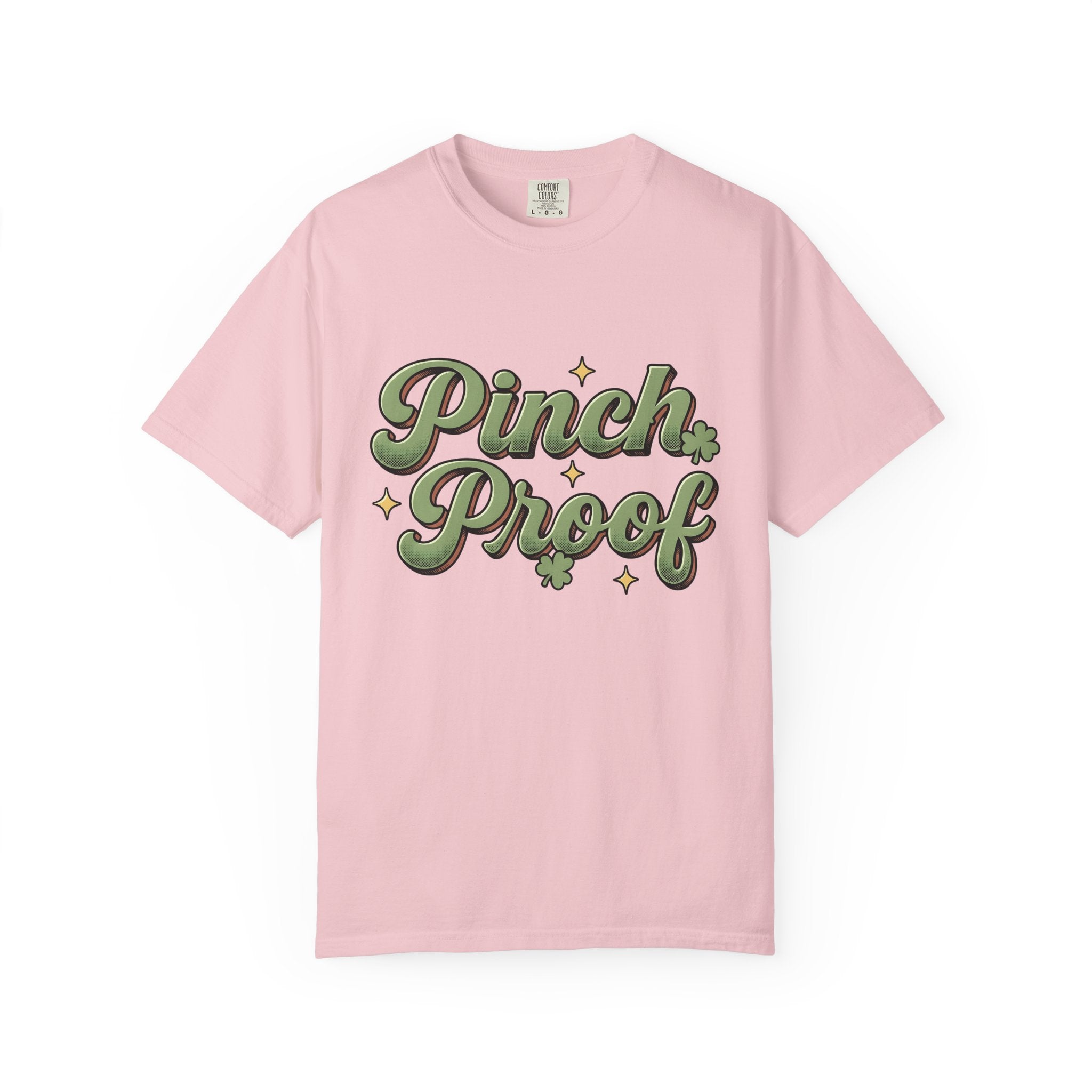 Clover Design Shirt St. Patrick's Day Seasonal Gift Women Classic Tee Shamrock T-Shirt Luck Fan Vintage Tshirt Holiday Graphic Distressed