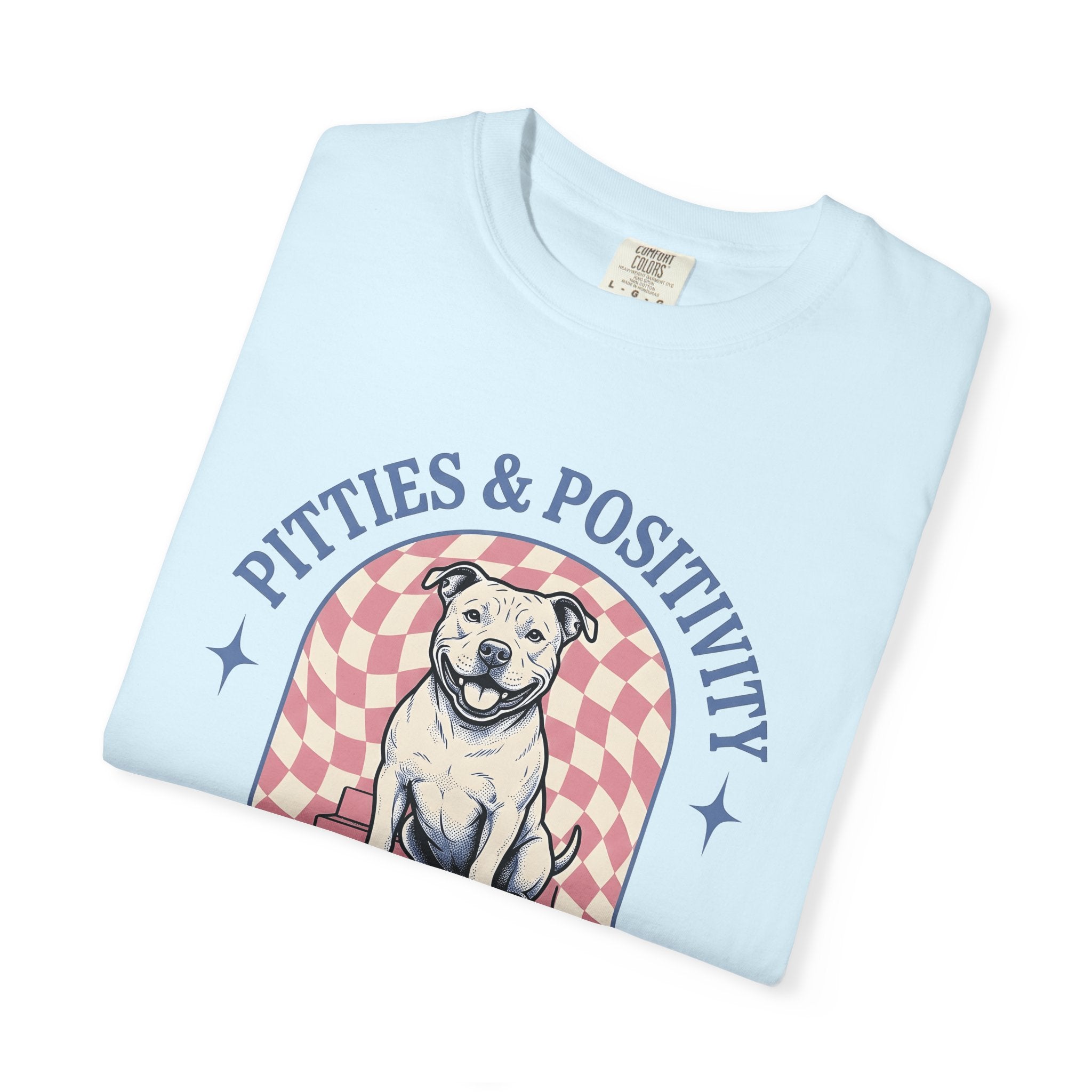 Pit Bull Dog Shirt Dog Foster Gift Women Antique Tee Bulldog T-Shirt Dog Fan Patterened Tshirt Foster Care Graphic Old School Gingham