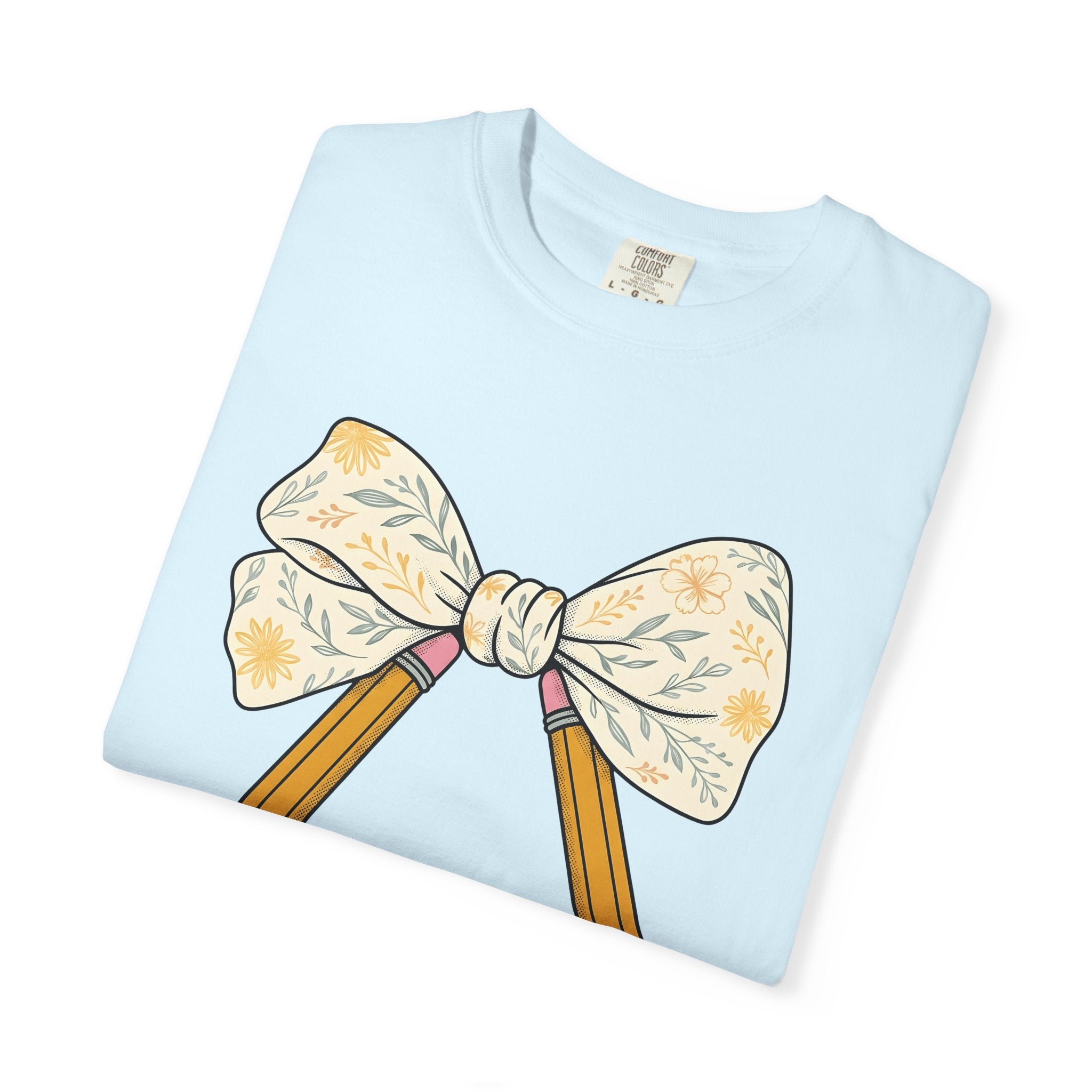 Drawing Bow Shirt Teachers Education Gift Women Botanical Tee Archery T-Shirt Educator Enthusiast Floral Tshirt Learning Graphic Sketch