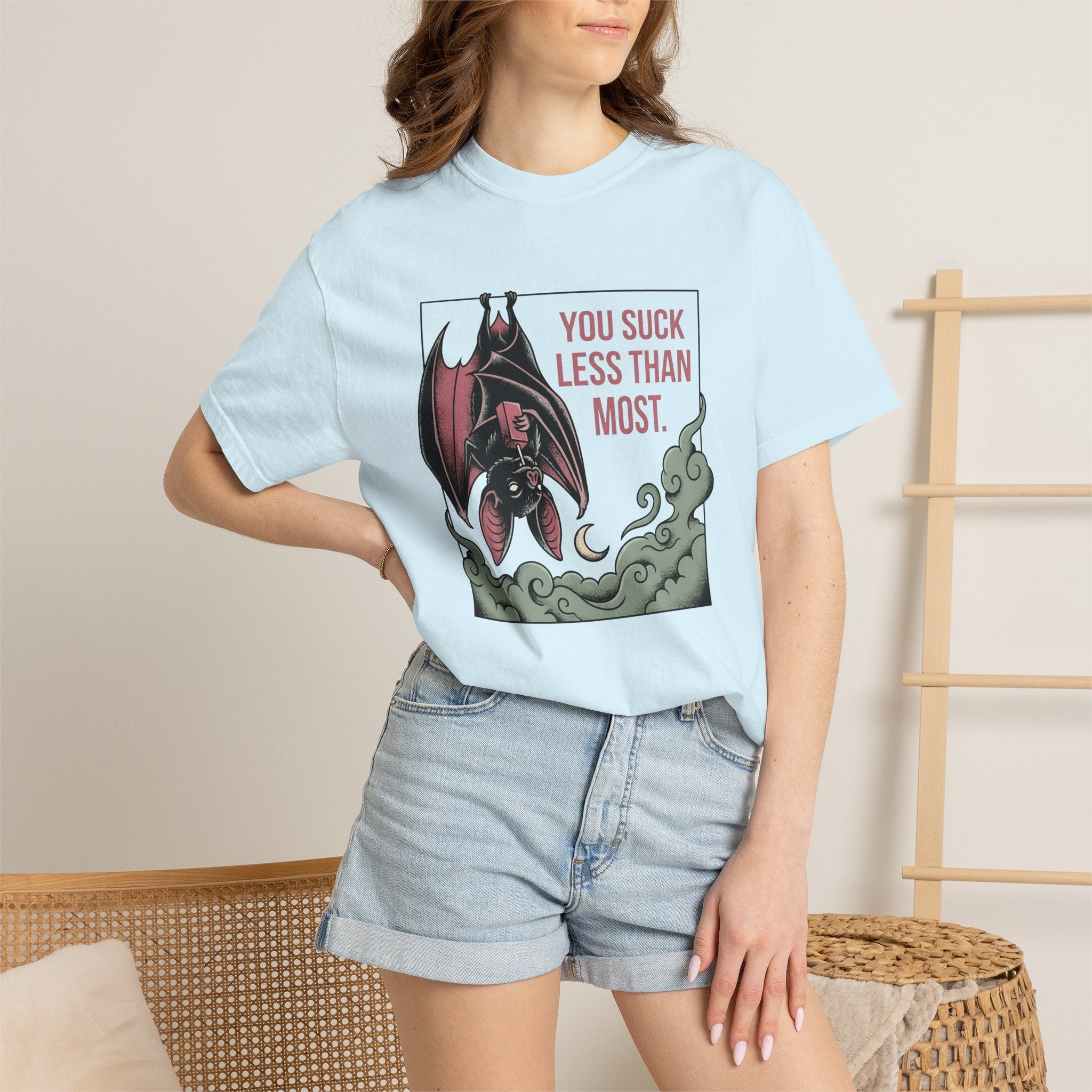 Bat Art Shirt St. Valentine's Day Alternative Gift Women Old School Tee Bat T-Shirt Valentine Fan Retro Tshirt Goth Graphic Classic Lunar