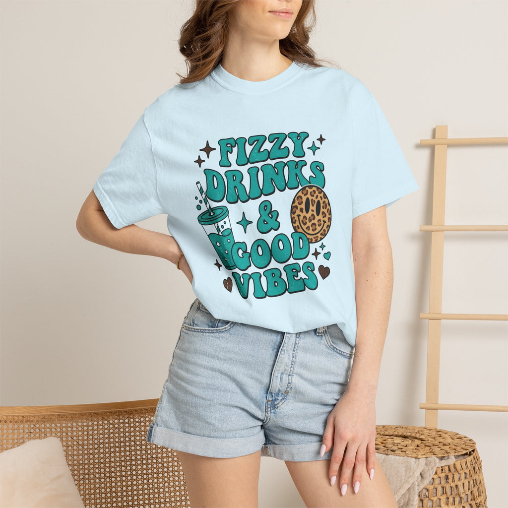 Fizzy Drink Cup Shirt Drinks Encouragement Gift Women Cartoon Tee Soda Cup T-Shirt Beverage Fan Comic Tshirt Motivational Graphic Classic