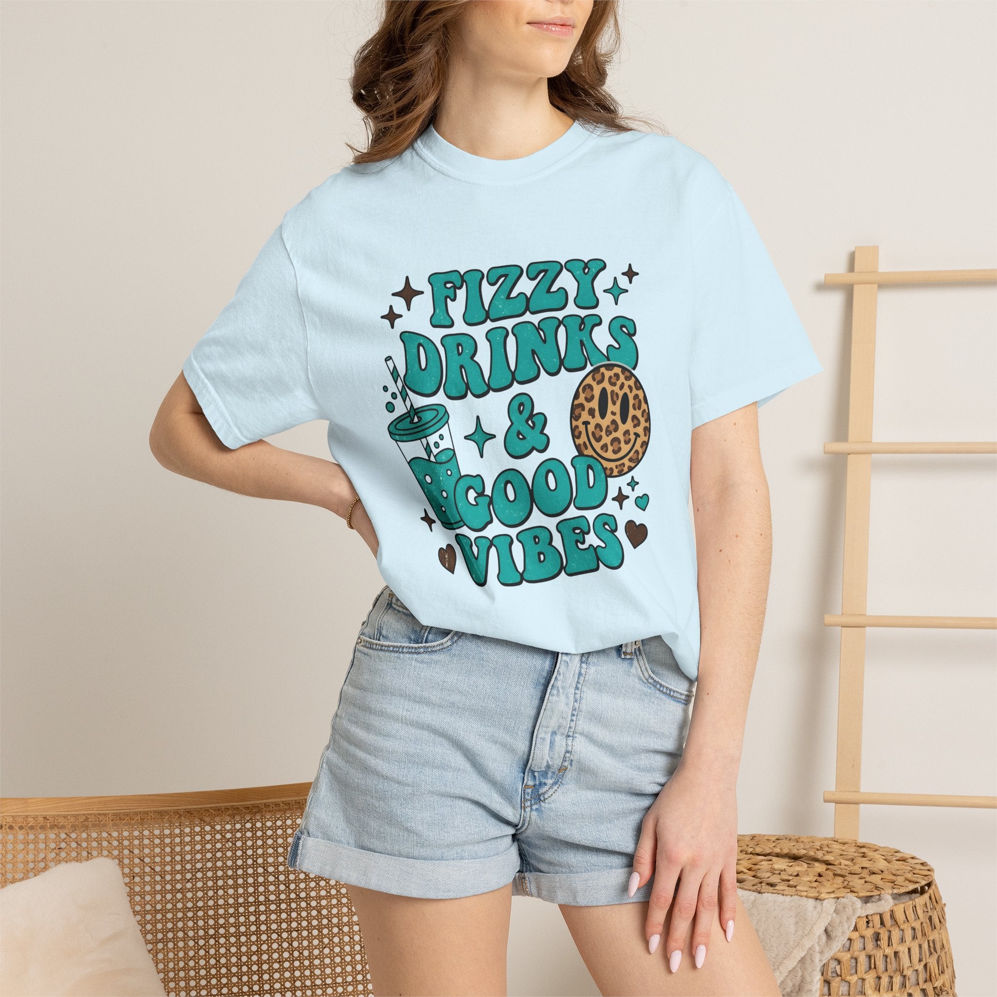 Fizzy Drink Cup Shirt Drinks Encouragement Gift Women Cartoon Tee Soda Cup T-Shirt Beverage Fan Comic Tshirt Motivational Graphic Classic