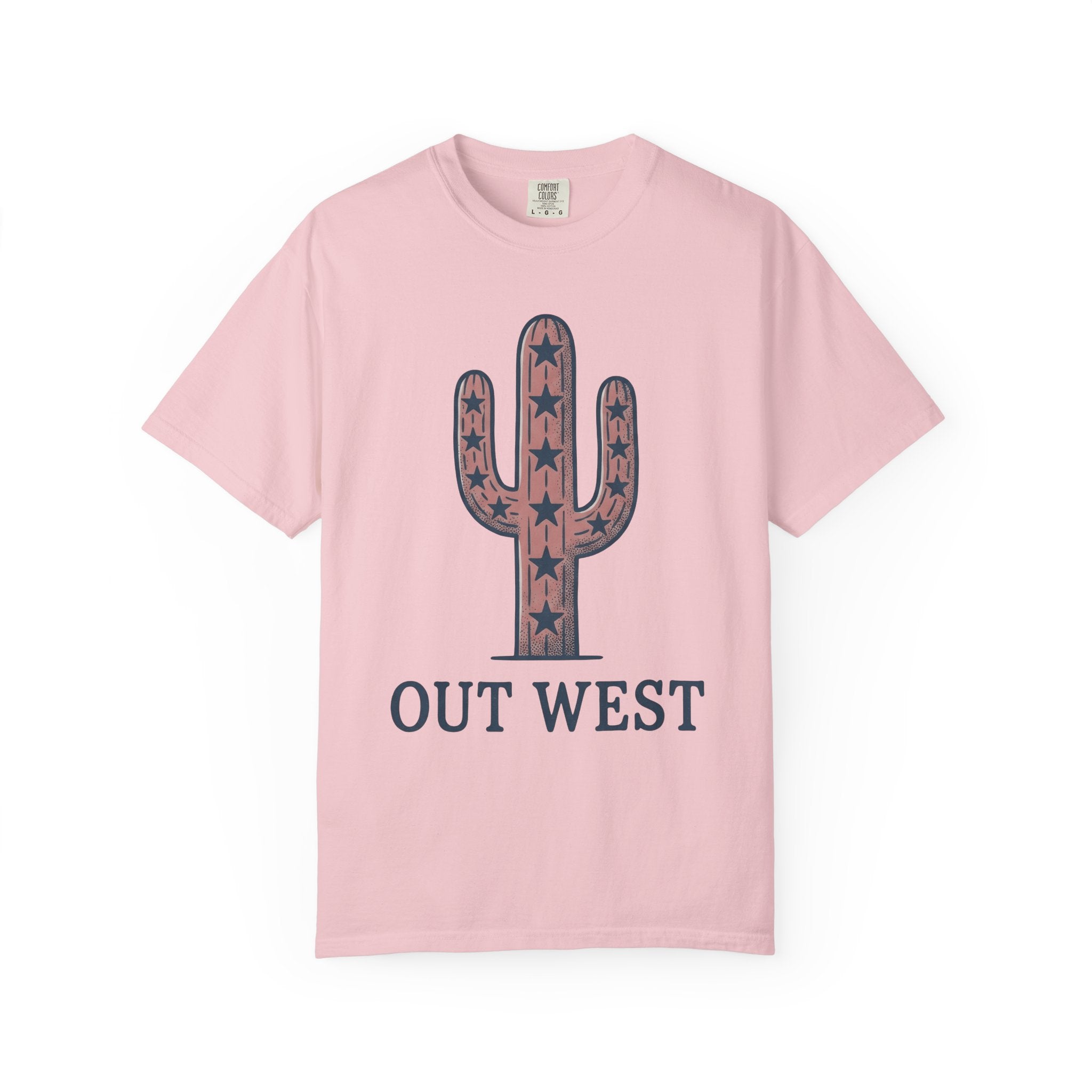 Cactus Art Shirt Cowgirl Wilderness Gift Women Cowboy Tee Succulent T-Shirt Rodeo Fan Western Tshirt Outdoor Graphic Retro Star Shapes