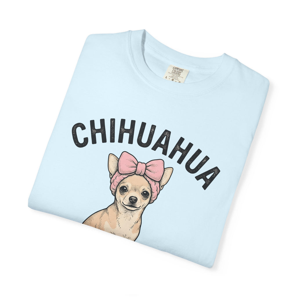 Tiny Chihuahua Shirt Dog Cafe Gift Women Line Art Tee Puppy T-Shirt Dog Fan Minimalist Tshirt Coffee Graphic Classic Coffee Mug Tshirt