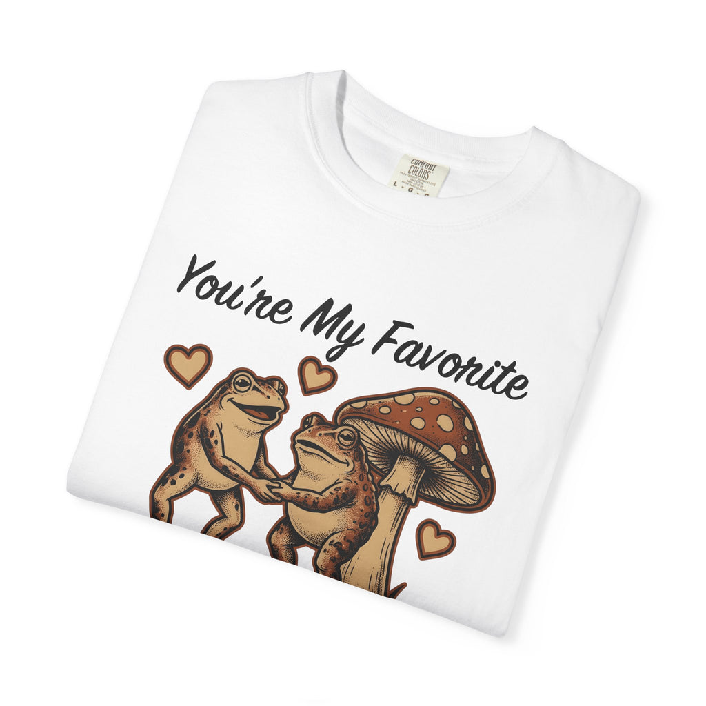 Frog Duo Shirt Valentine's Day Creatures Gift Women Classic Tee Toad T-Shirt Valentine's Fan Vintage Tshirt Animal Graphic Line Art Fungus