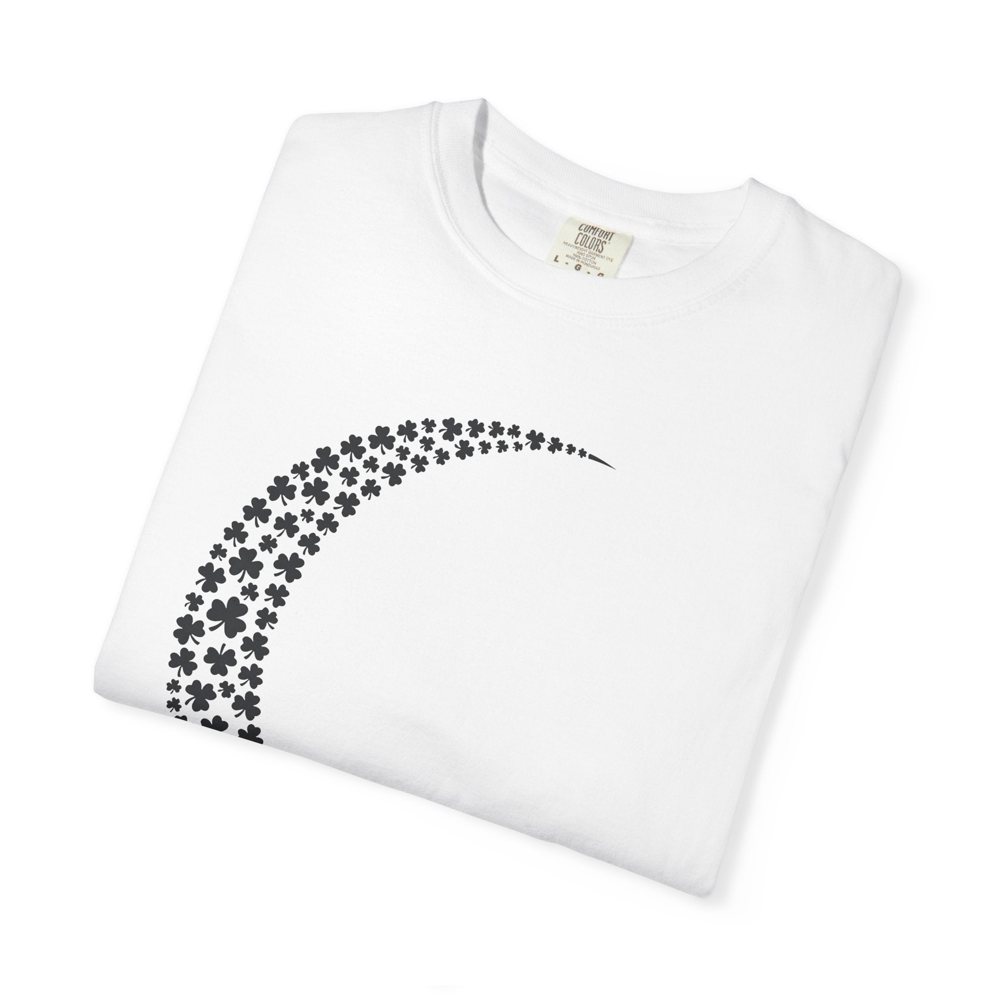 Lucky Moon Shirt St Patrick's Day Astronomy Gift Women Modern Tee Moonlight T-Shirt Shamrock Fan Contemporary Tshirt Galaxy Graphic Gypsy