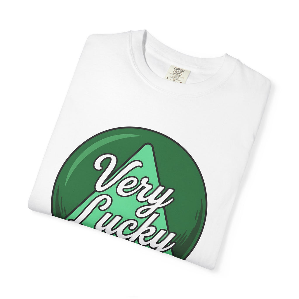 Green Triangle Patch Shirt St Patrick's Day Charm Gift Women Modern Graphic Tee Triangle Patch T-Shirt St Patricks Fan Graphic Design